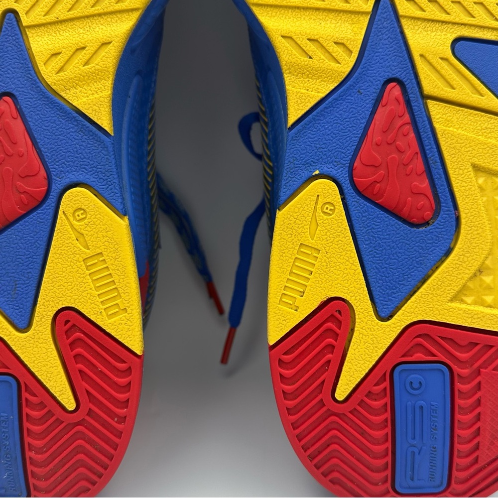 Puma Men’s Justice League X RsZ Superman Blue Synthetic Sneakers Shoes Size 10 - Picture 9 of 13